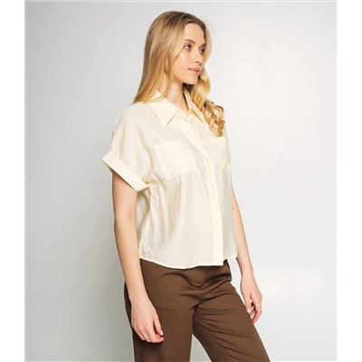 Рубашка #КТ807 (5), светло-жёлтый