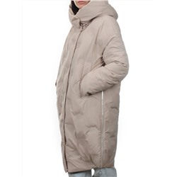 302 BEIGE Пальто зимнее стеганое женское (200 гр. холлофайбер)