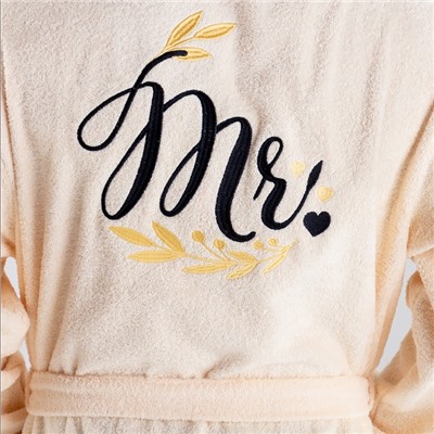 Халат махровый мужской «Этель» Mister, размер 52-54