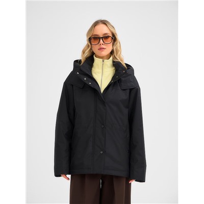 Плащ женский черный