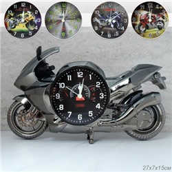 Часы настольные Мотоцикл 25 см / PF004B /уп 72/