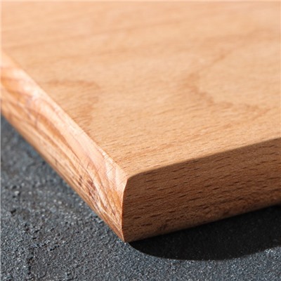 Доска разделочная Magistro, 30×18×3 см, дерево цельный массив бука