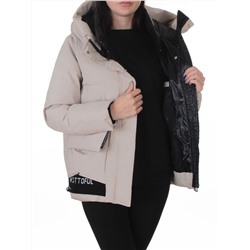 PE23-2 BEIGE Куртка зимняя женская оверсайз (150 гр. холлофайбер)