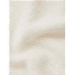 Джемпер с цельным плечом с интарсией цифра, бело-синий