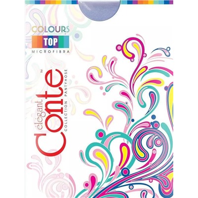 CONTE COLOURS TOP Плотные цветные колготки женские