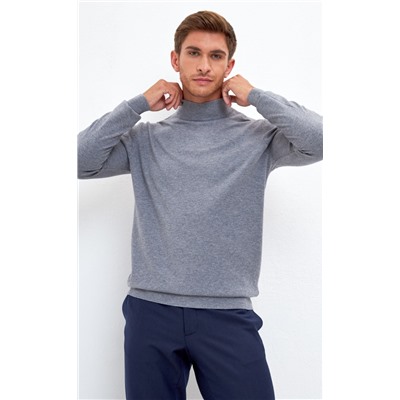 Водолазка мужская F121-01-870 серая меланж