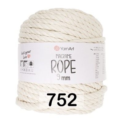 Пряжа YarnArt Macrame Rope 9 мм