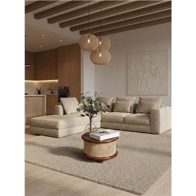 Столик кофейный, 40×40×25 см, манговое дерево, коричневый