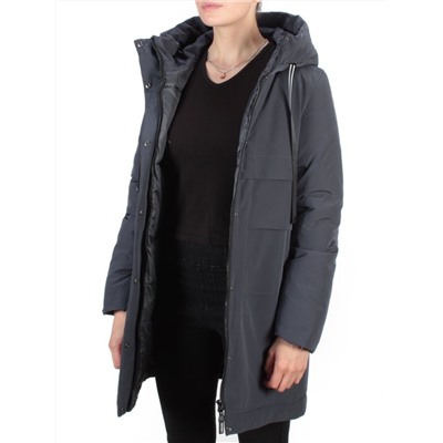 8802 DARK BLUE Пальто зимнее женское CLOUD LAG CAT (200 гр. холлофайбер)