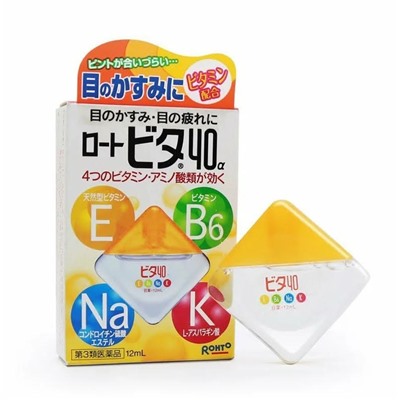 ROHTO VITA 40α КАПЛИ ДЛЯ ГЛАЗ (12мл)