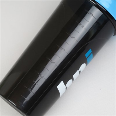 Бутылка/Шейкер BIGBRO SHS-700 чёрно-синяя, для спортивного питания 700ML/уп60