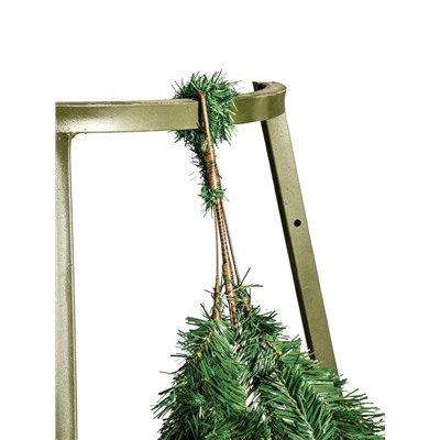 Искусственная ёлка «Праздничная смешанная», каркасная, 400 см, ПВХ ветки отгибаются