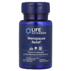 Life Extension, добавка для поддержки организма при менопаузе, 4 мг, 30 вегетарианских таблеток, покрытых кишечнорастворимой оболочкой