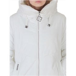 M-9090 WHITE Куртка зимняя женская (200 гр. холлофайбер)