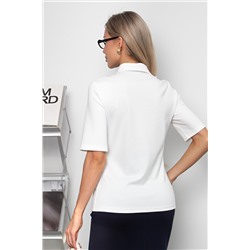 Блуза трикотажная белого цвета Вербена №4