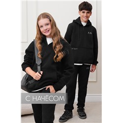 Теплый детский костюм из футера трехнитки с начесом Happyfox