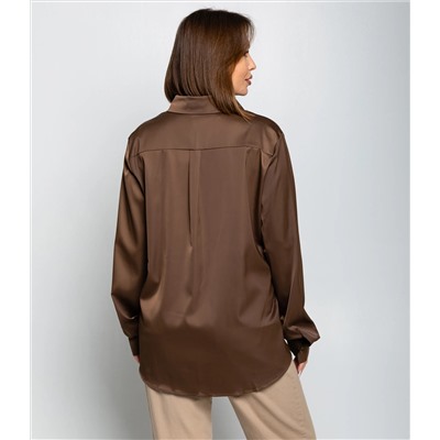 Рубашка #ОКТ085005, коричневый