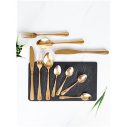 Столовые приборы 16 предметов / KT16-101002-GOLD /уп 16/