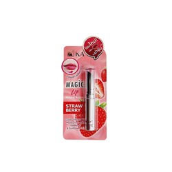 Увлажняющий бальзам для губ с витамином Е от KA Magic Lip Natural Care Strawberry 2.2g