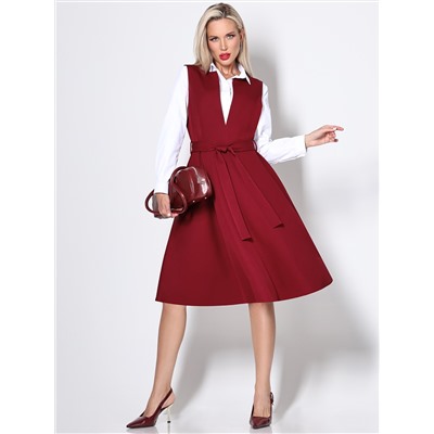 Сарафан Базовый сценарий, бордо