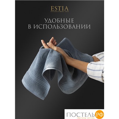 Estia МАРТОС голуб К-т Полотенец  30х50-10, 10 пр., 100% хлопок, 500 гр/м2