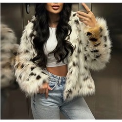 Шуба леопард