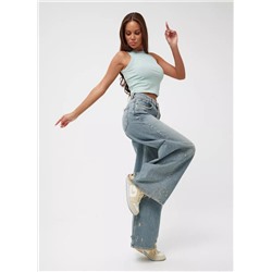 Женские джинсы винтажные широкие CRACPOT