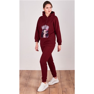 Костюм женский спортивный с принтом 252938 размер 42,44,46,48