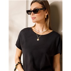 Футболка с цельнокроеным рукавом из премиального хлопка