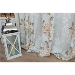 Комплект штор Flowers-20, бежевые цветы (df-200605-gr)