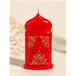 Свеча декоративная «Пасхальная свеча с куличиком», 8×15 см, 180 г