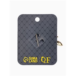 Брошь «Ветка Рябины», красно-зелёная в золоте