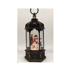 Светильник Новогодний светодиодный 13x11.5x29 см Снеговики / NG206-43 /уп 8/ музыкальный