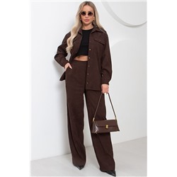Брюки вельветовые коричневые Алекса №1