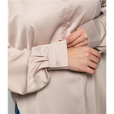 Рубашка #ОКТ085005, бежевый