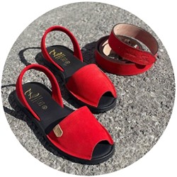 Ab.Zapatos 3106-8 fuego+Ab.Zapatos Pelle cinturon (140) Fuego АКЦИЯ