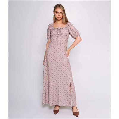 Платье #ОКТ025007, бежевый