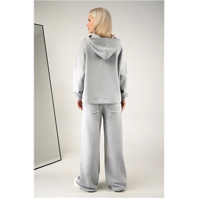 Женский костюм оверсайз из футера Happyfox