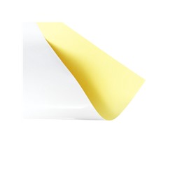 Бумага самоклеящаяся, формат A2, 100 листов, глянцевая, белая