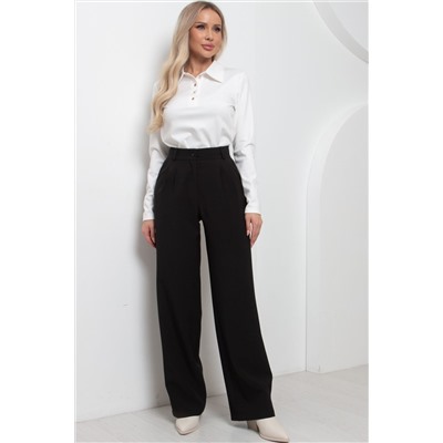 Брюки чёрные с карманами Петра №2 резинка