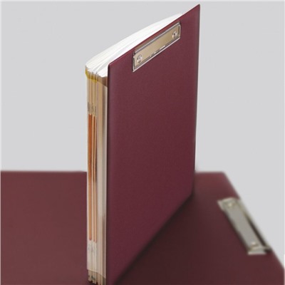 Планшет с расширяющим карманом и прижимом, А4 черный ДПС