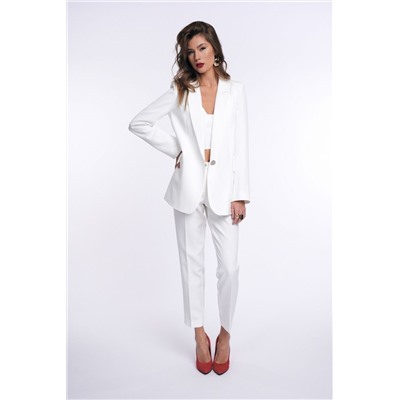 Брюки, жакет KaVaRi 8002.1 молочный