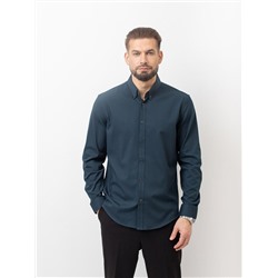 005J Мужская рубашка JenTa изумруд