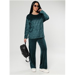 Чарлот-Жаккард - костюм изумруд