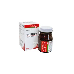 Тироид С Препарат для лечения дефицита щитовидной железы Thyroid S  от SPS Sriprasit Thyroid S Extract 60 mg 500 табл
