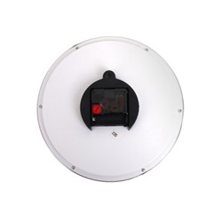 Часы настенные 24 см / WS-7389-2 /уп 20/серебро