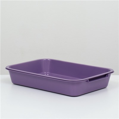 Туалет средний с сеткой 36×26×6.5 см, фиолетовый
