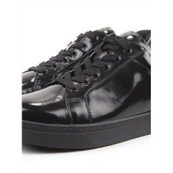 03-C1-1AG BLACK Полуботинки спортивные женские (натуральная кожа)