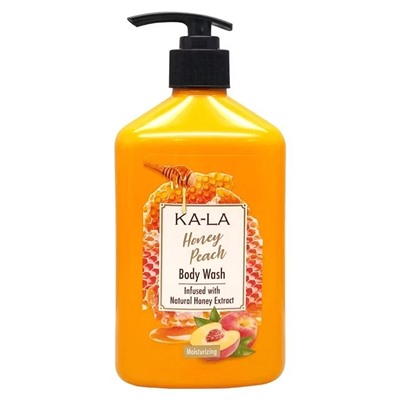 Гель для душа Ka-La Honey Peach с ароматом Мёда и Персика 500 мл
