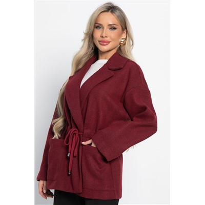 Пальто-пиджак (бордо) Б15083-7М